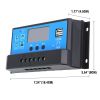 60A 12V/24V PWM Solar Panel Regulator Charge Controller Auto Focus Tracking