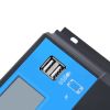 60A 12V/24V PWM Solar Panel Regulator Charge Controller Auto Focus Tracking