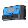 60A 12V/24V PWM Solar Panel Regulator Charge Controller Auto Focus Tracking