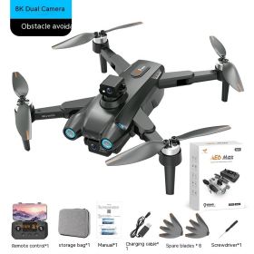 HD Aerial Photography GPS Brushless Motor Four-axis (Option: Black 360 ° Obstacle Avoidance-Dual Electric Version)
