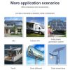 10A 20A 30A MPPT Solar Charge Controller 12V/24V Solar Regulator USB 5V Panel Battery Regulator With Intelligent LCD Display