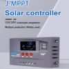 10A 20A 30A MPPT Solar Charge Controller 12V/24V Solar Regulator USB 5V Panel Battery Regulator With Intelligent LCD Display