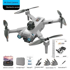 HD Aerial Photography GPS Brushless Motor Four-axis (Option: Gray 360 ° Obstacle Avoidance-Single Electric Version)